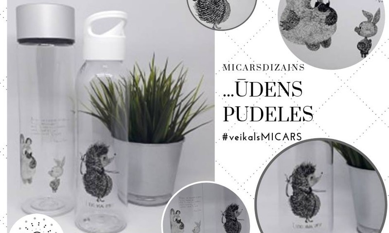 Kurs laimējis 2 ūdens pudeles ar īpašo Micars dizainu?