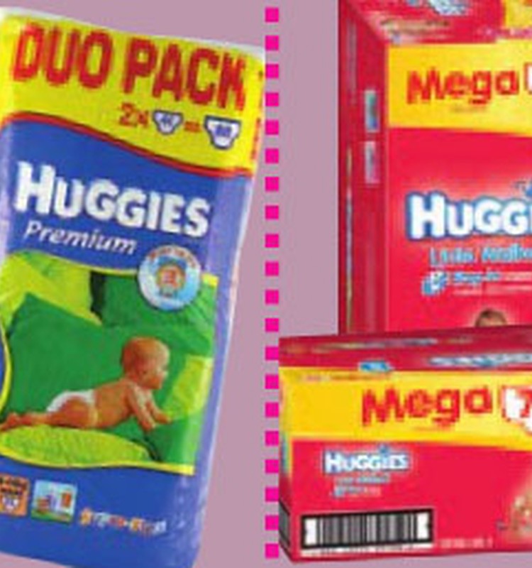 Nedēļas akcijas piedāvājums Huggies® autiņbiksītēm veikalos Prisma!