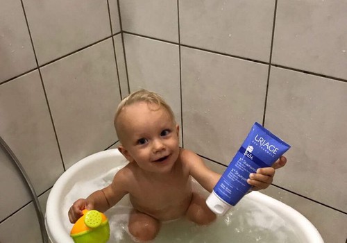 URIAGE Baby šampūna testēšana