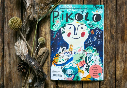 Latvijas ilustratoru un autoru komanda izdevusi sesto Pikolo žurnālu bērniem, kas vēsta par cilvēku un dabas mijiedarbību