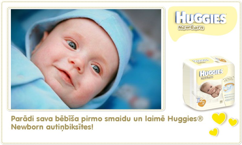 FACEBOOK KONKURSS: izveido atklātnītes, kurās redzams tava mazuļa pirmais smaids!
