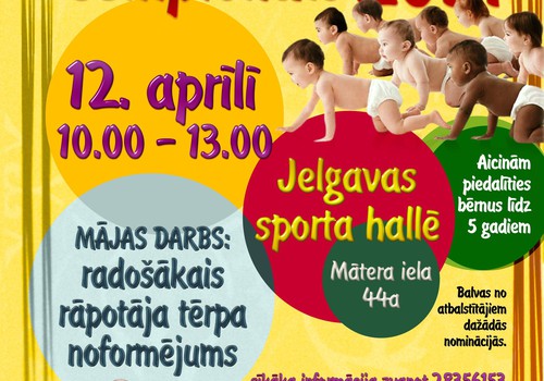 Jelgavas māmiņu klubs rīkos " Rāpotāju čempionāts 2014"  