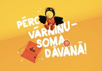 Kārumsveikals.lv dāvana skolēniem: “Kārums” vārniņa un soma par samazinātu cenu