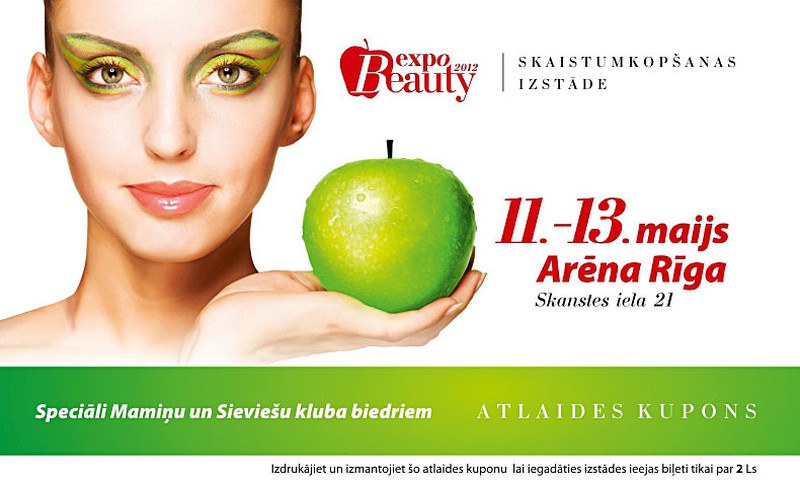 Izdrukā kuponu un apmeklē EXPO BEAUTY par 2 latiem