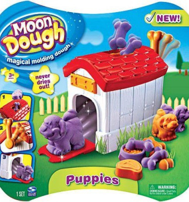 Šo Moon Dough komplektu "Kucēns" testēšanai saņem..