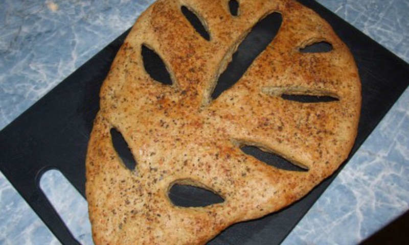Provansiešu maize Fougasse - Fugas