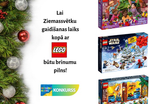 Komentāru KONKURSS: Laimē LEGO® Adventes kalendāru!
