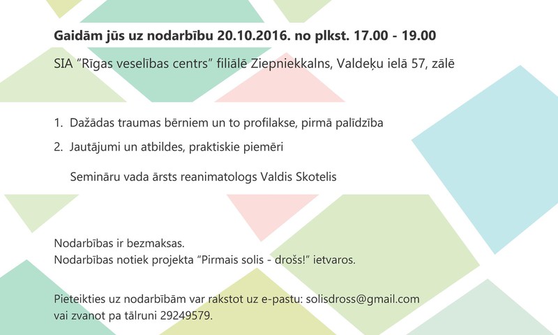 Bezmaksas nodarbība par bērnu traumatismu – praktiski un atraktīvi 