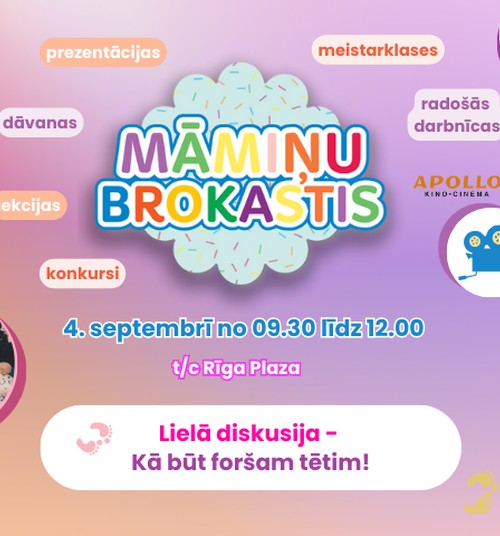 Māmiņu Brokastu jaunās sezonas starts 4. septembrī. Reģistrējies pasākumam jau tagad!