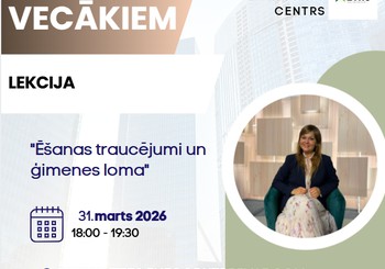 Rīgā notiks publiska lekcija par ēšanas traucējumiem un ģimenes lomu