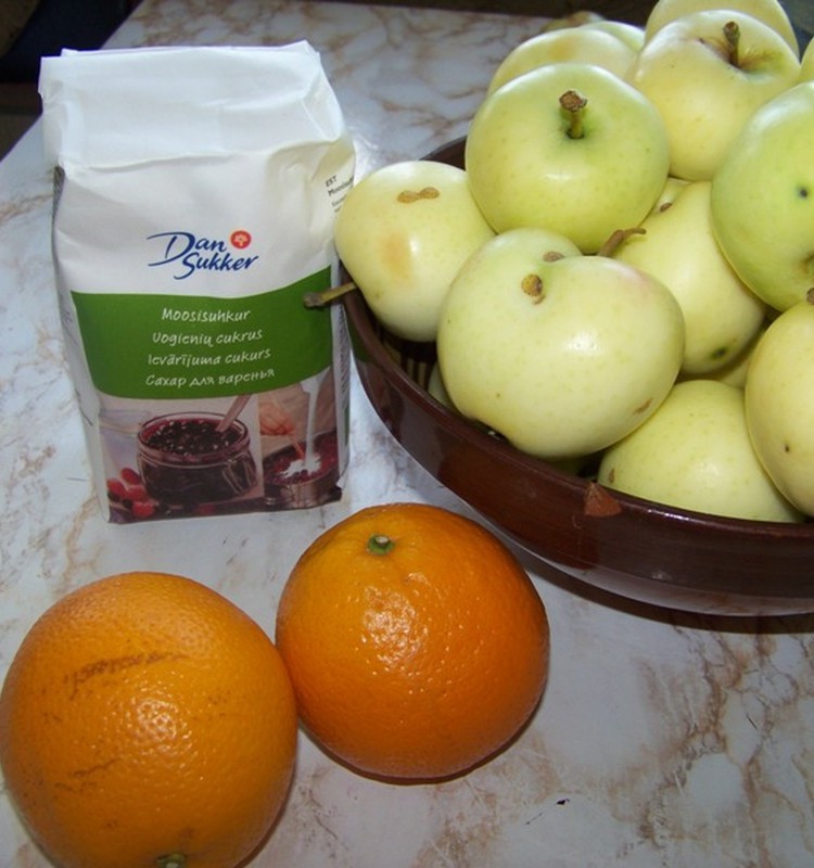 Ābolu un apelsīnu ievārījums
