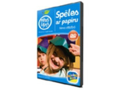 DVD "Spēles ar papīru"- mazajam bērndārzniekam!