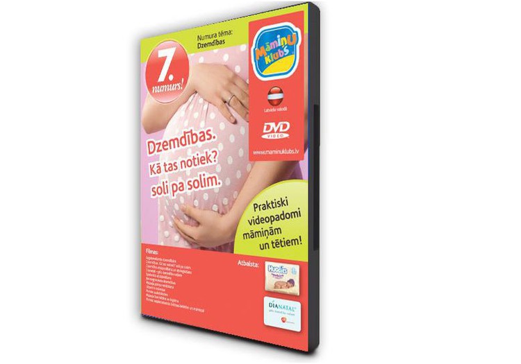 AKCIJA! Piesakies uz MK dzemdību sagatavošanas kursiem augustā un dāvanā saņem DVD "Dzemdības. Kā tas notiek soli pa solim!"