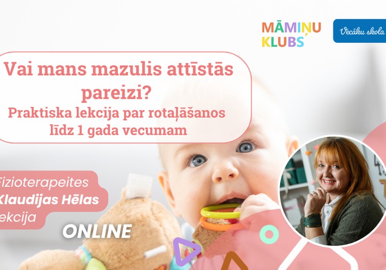 Vai mans mazulis attīstās pareizi? Aicinām uz praktisku nodarbību par rotaļāšanos