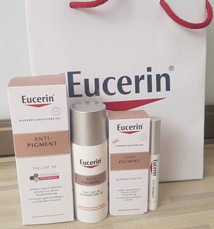 Testēju Eucerin Anti-Pigment kremu un serumu