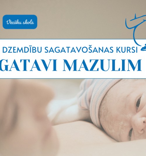 Dzemdību sagatavošanas kursi GATAVI MAZULIM 7 lekciju cikls no 23. septembra tiešsaistē