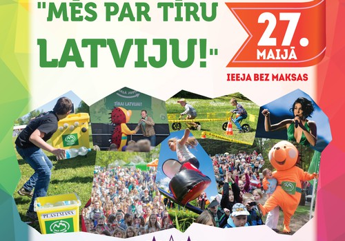 27.maijā Rīgā norisināsies Pasaules vides dienas ieskaņu pasākums ģimenēm Zaļās jostas vides festivāls “Mēs par tīru Latviju!”