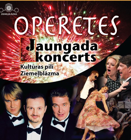 Operetes Jaungada koncerti 14. un 29.decembrī plkst.18.00 kultūras pilī Ziemeļblāzma