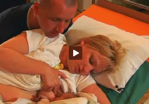 VIDEO: dzemdību kadri no Amandas dzemdībām