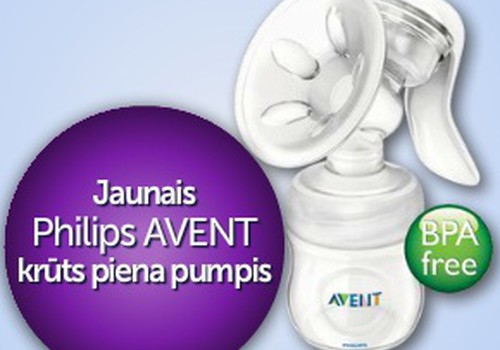 Iepazīsties ar jauno Philips AVENT manuālo krūts piena pumpi!