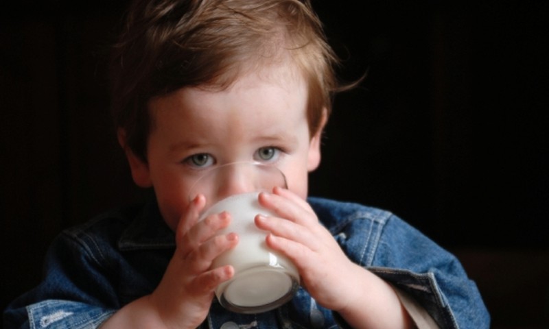 Piena produktu daudzums bērna uzturā 