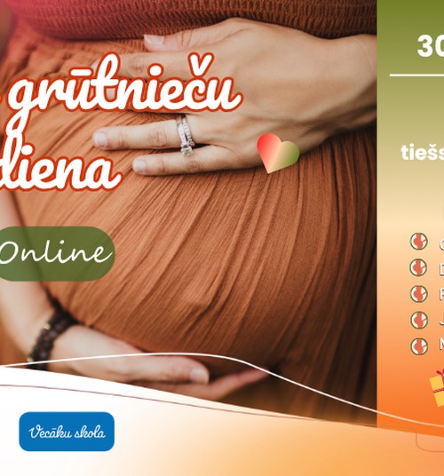Lielā Grūtnieču Diena ONLINE 30. oktobrī - 7 lekcijas + dāvanas
