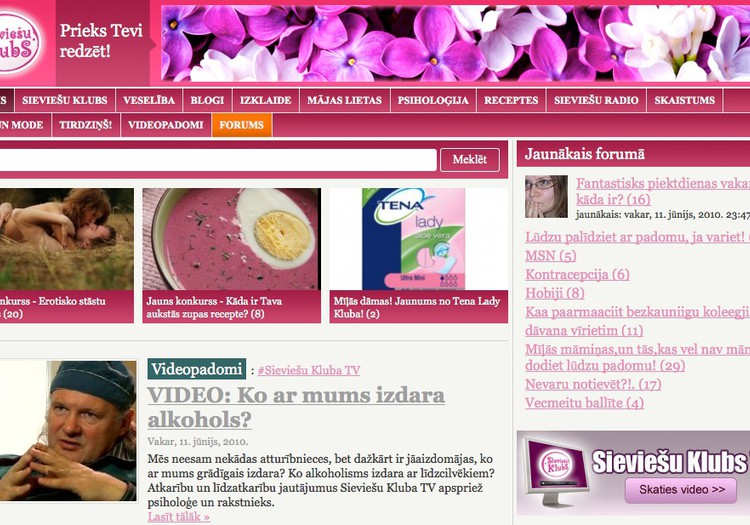 Izklaidējies brīvdienās kopā ar www.sieviesuklubs.lv!