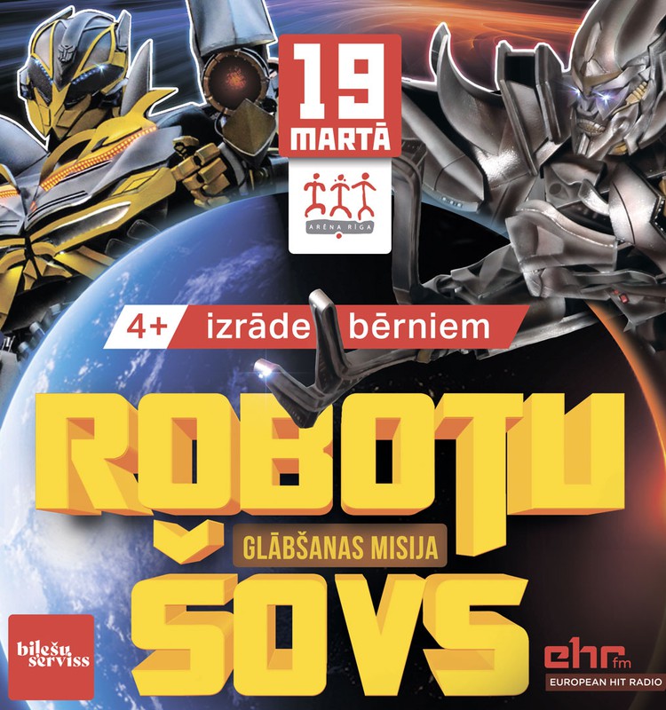 Pirmo reizi Latvijā – robotu transformeru šovs!