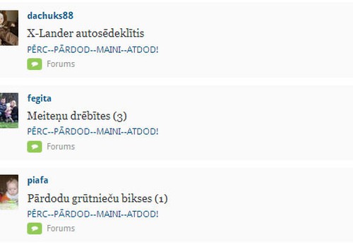 Atgādinām: Foruma lietotāju noteikumi ir jāievēro