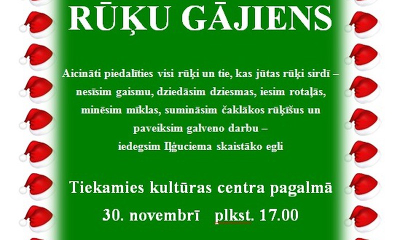  Brīvdabas pasākums „Rūķu gājiens”