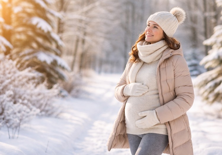 Ziemā kustības topošajai māmiņai ir īpaši nozīmīgas, jo tā palīdz cīnīties ar nogurumu