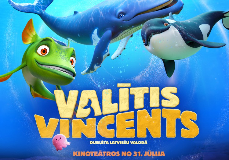 Valītis Vincents" kinoteātros no 31. Jūlija  - Mazais valītis ar lielu sirdi