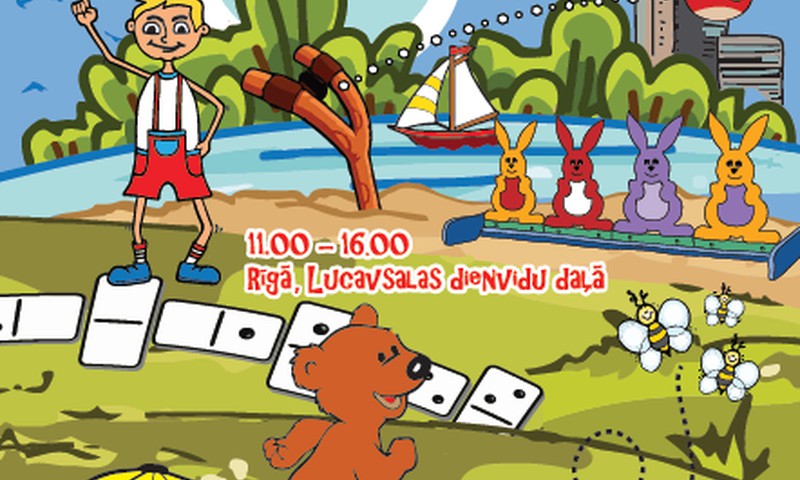 Sestdien Lucavsalā notiks bērnu svētki “Lucavsalas mazais stiprinieks”