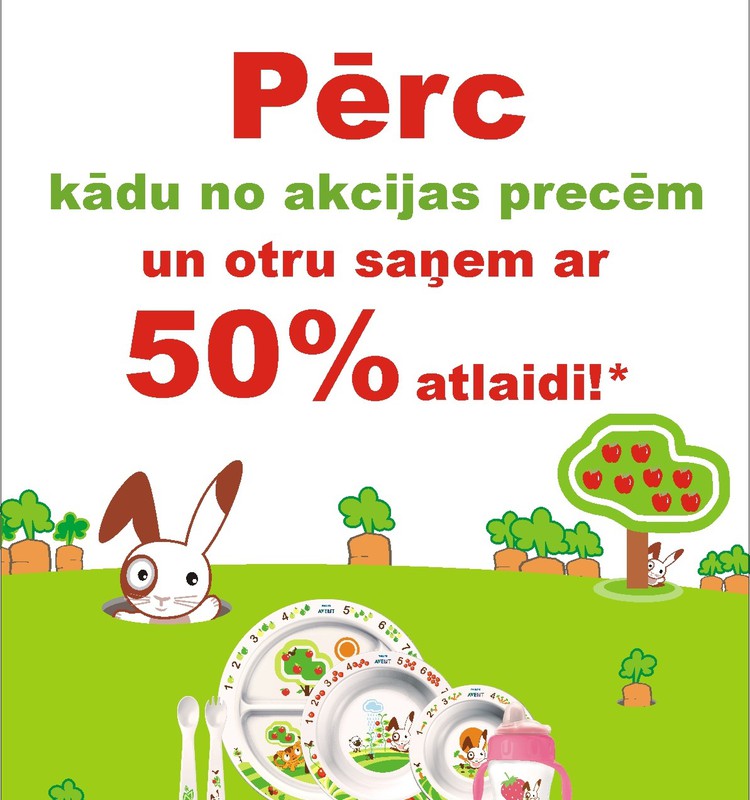 Iegādājies Philips AVENT traukus un barošanas piederumus lētāk! 