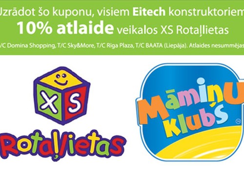 Iegādājies Eitech konstruktorus ar atlaidi!