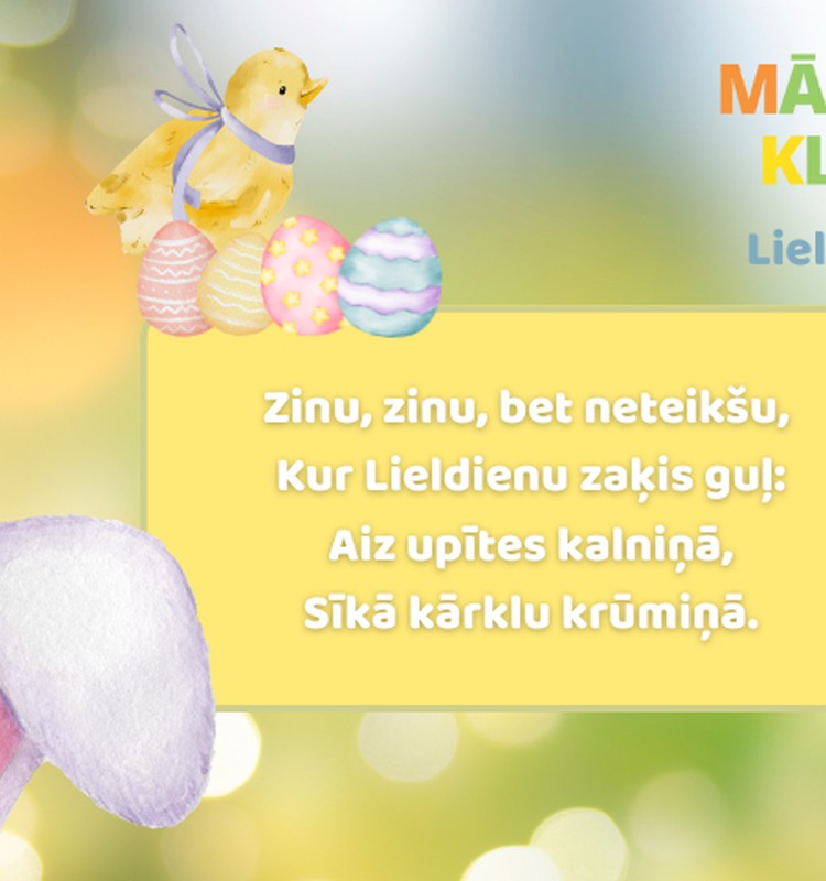 Māmiņu Klubs vēl priecīgas Lieldienas!