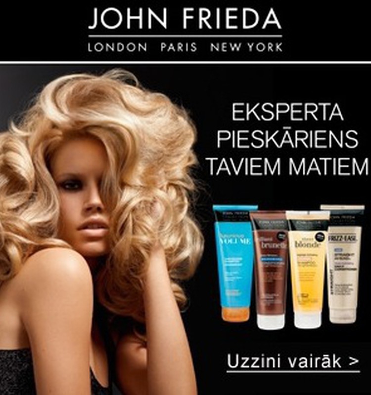 Jauns blogu konkurss: Kādi ir Tavi mati? Laimē John Frieda jaunos šampūnus!