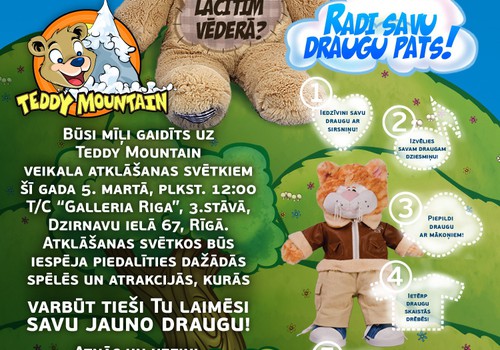 Ielūgums visiem mazajiem- radi savu draugu pats!