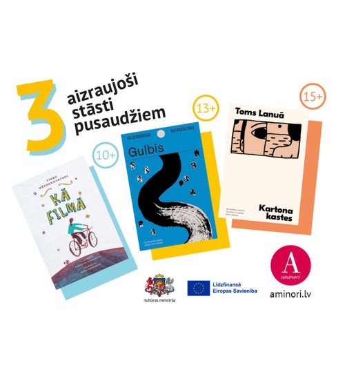 Trīs aizraujoši stāsti pusaudžiem