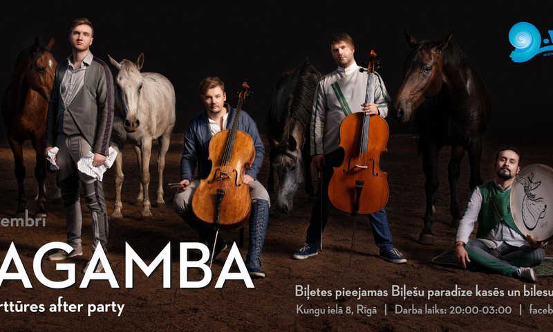 DAGAMBA koncerttūres afterparty!