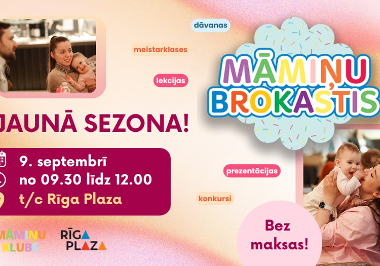 Sākam jauno Māmiņu Brokastu sezonu 9. septembrī!