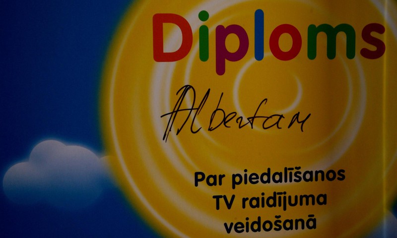 Alberts viesojas MK TV raidījuma filmēšanā! 