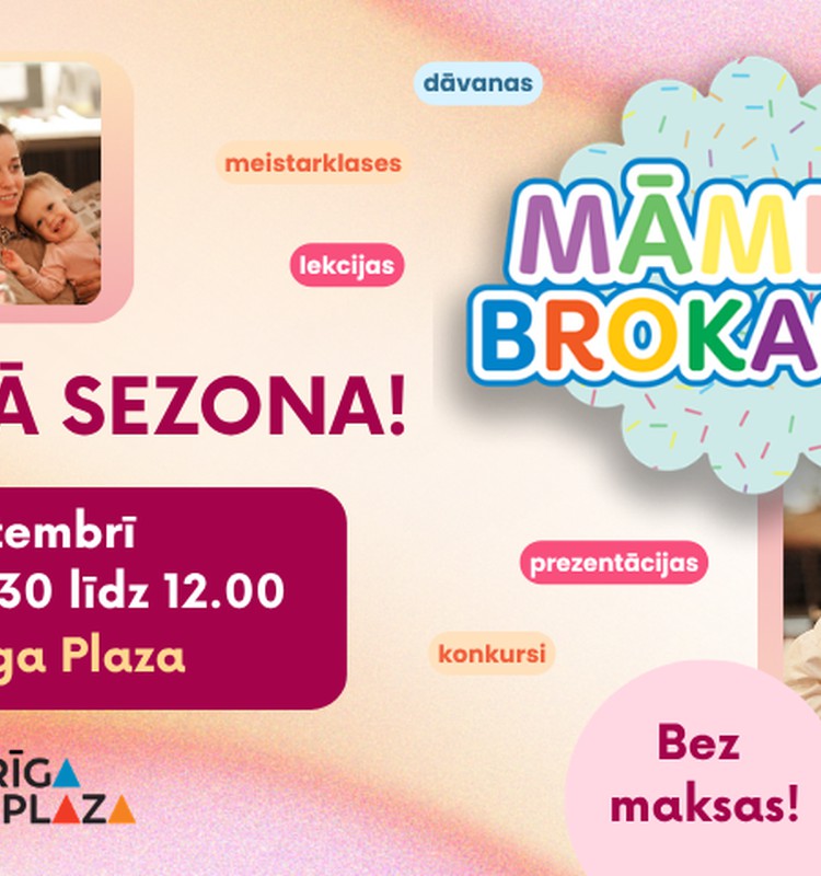 Sākam jauno Māmiņu Brokastu sezonu 9. septembrī!
