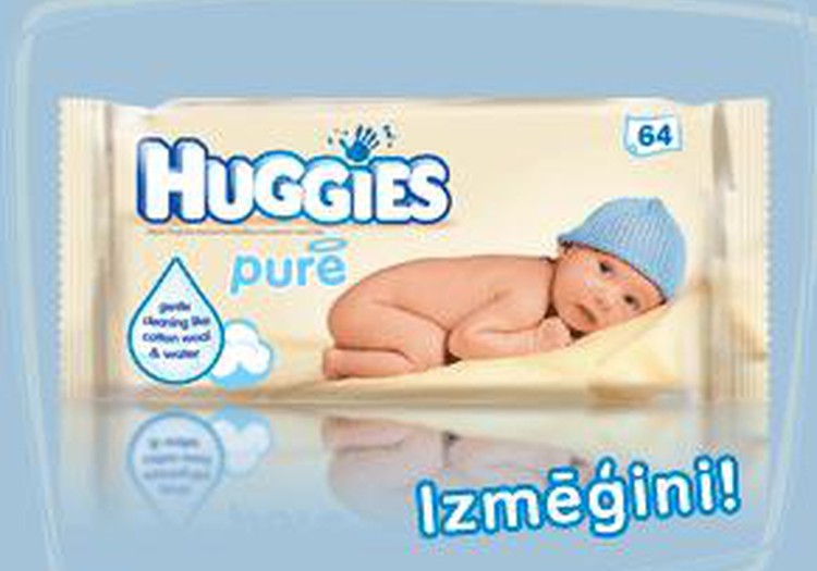 Dāvinām Huggies mitrās salvetes īsziņu konkursā!