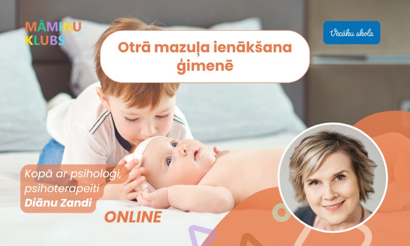 Diānas Zandes tiešsaistes lekcija: Otrā mazuļa ienākšana ģimenē