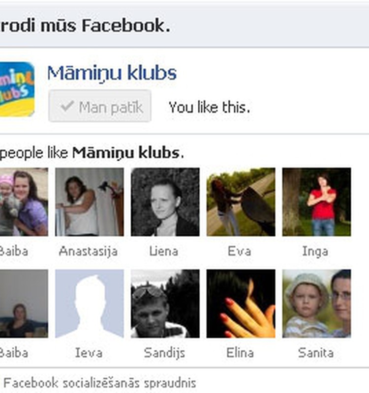 Kļūsti par Māmiņu Kluba fanu Facebook vietnē un laimē katru nedēļu Huggies mitrās salvetes!