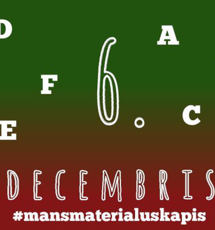 6. decembris – “Mīkstais alfabēts” #mansmaterialuskapis