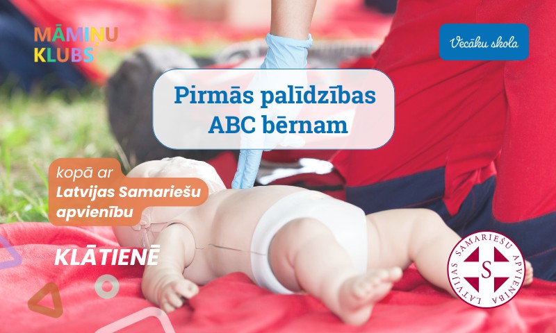 Jaunums Māmiņu Klubā: Pirmās palīdzības ABC nodarbība