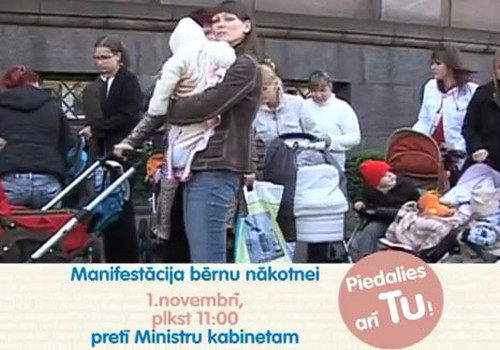 Jau vairāk kā 100 māmiņu pieteikušās dalībai 1.novembra manifestācijā!