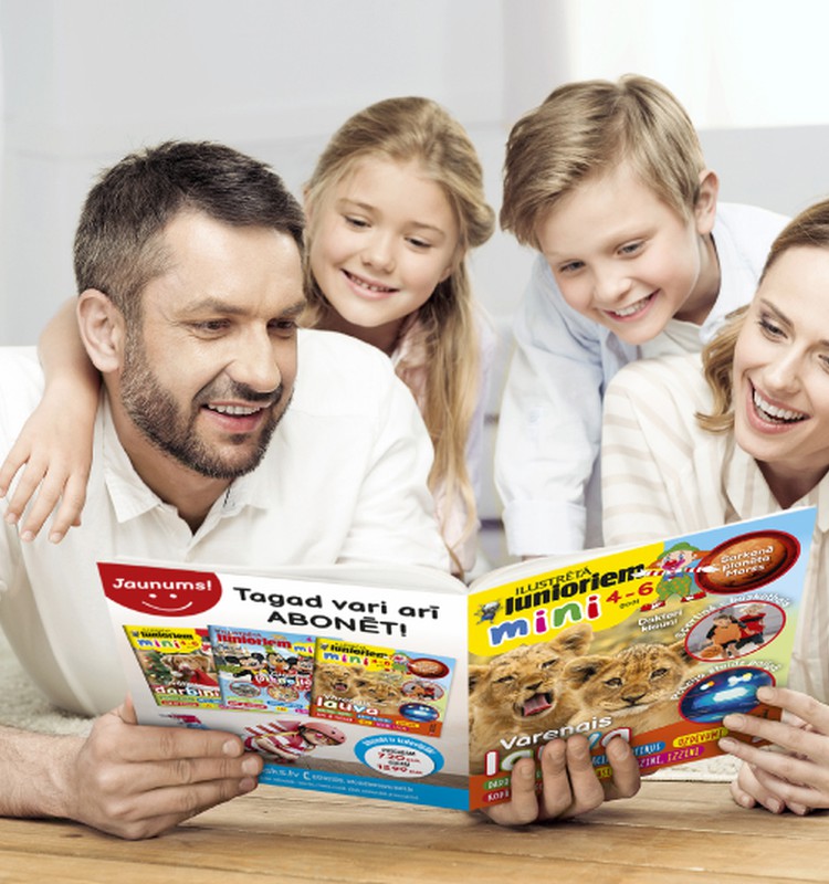 Abonē jauno žurnālu  “Ilustrētā Junioriem MINI”!
